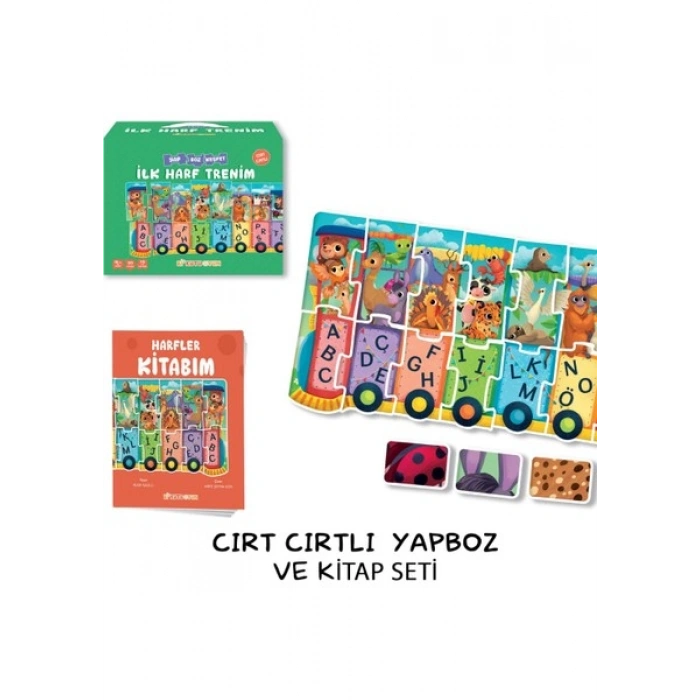 İlk Harf Trenim - Cırt Cırtlı Yapboz ve Kitap Seti - Buse Nazilli