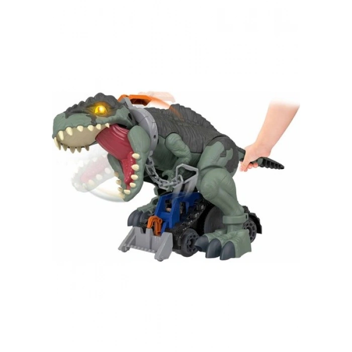 Imaginext Jurassic World Gürleyen Dev Dinozor Oyuncağı, Işık, Ses ve Aksiyon Dolu 40 Cm Boyunda, 3 Yaş ve Üzeri Gwt22