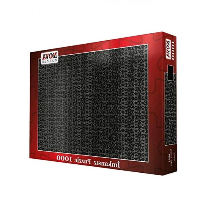 İmkansız 1000 Parça Siyah Puzzle, Fantastik Kesim