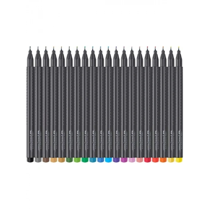 İnce Keçe Uçlu Kalem Seti - 30 Renk - Ergonomik Tasarım