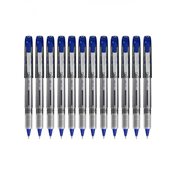 İnce Uçlu Kalem Seti - 12 Adet Mavi 0.6 mm