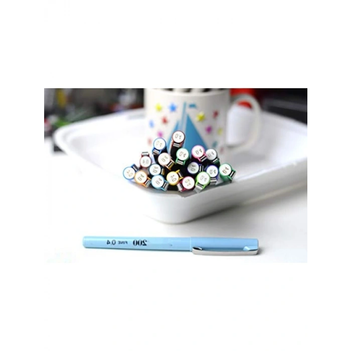 İnce Uçlu Keçe Yazı Kalemi - 0,4 mm, Mor