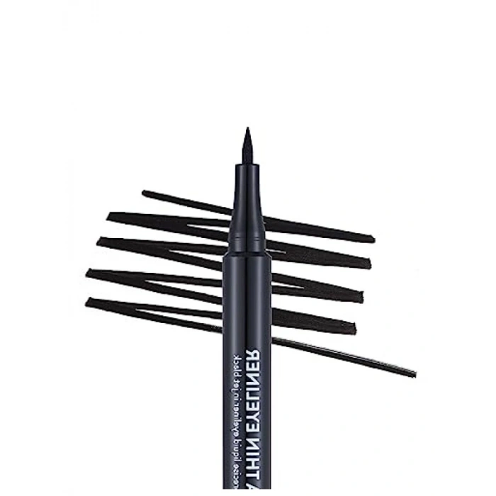 İnce Uçlu Mat Kalem Eyeliner 001 Black