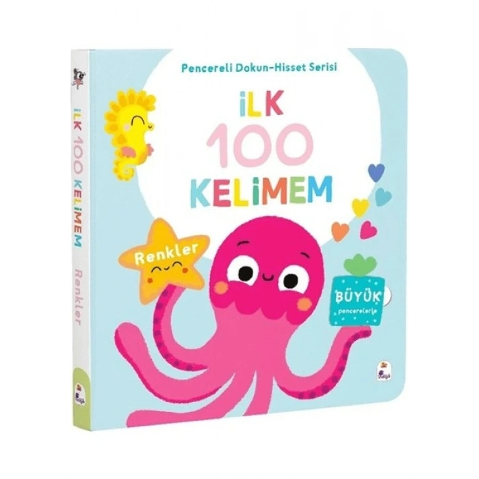 İndigo Çocuk Ilk 100 Kelimem – Renkler (Pencereli Dokun-Hisset)