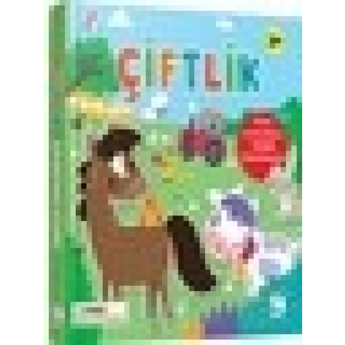 İndigo Çocuk Silikon Çıkartmalı - Çiftlik - Holly Morris (Tekrar Kullanılabilen Sticker Kitabı)