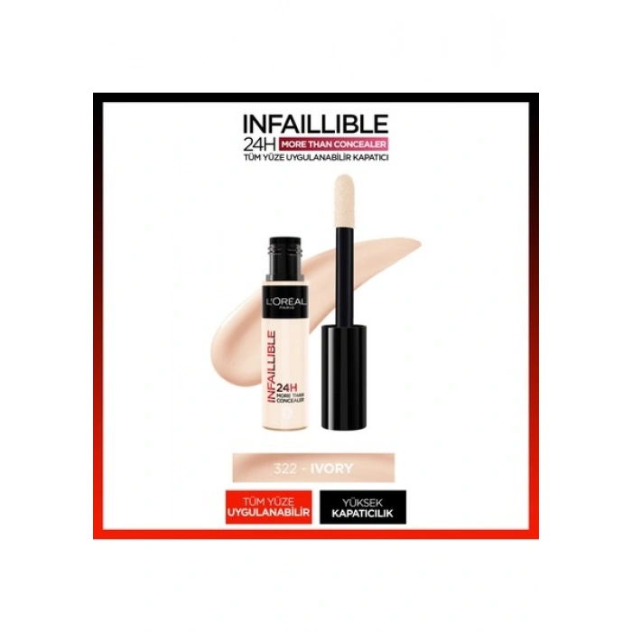 Infaillible Tüm Yüze Uygulanabilir Kapatıcı 322 Ivory Concealer
