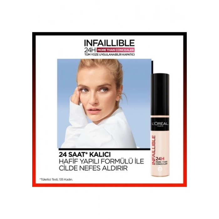 Infaillible Tüm Yüze Uygulanabilir Kapatıcı 322 Ivory Concealer