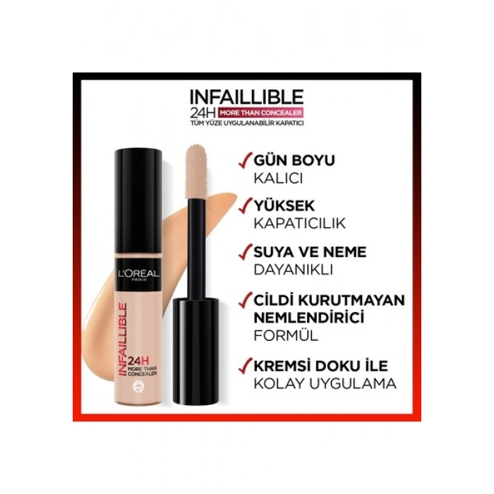 Infaillible Tüm Yüze Uygulanabilir Kapatıcı 322 Ivory Concealer