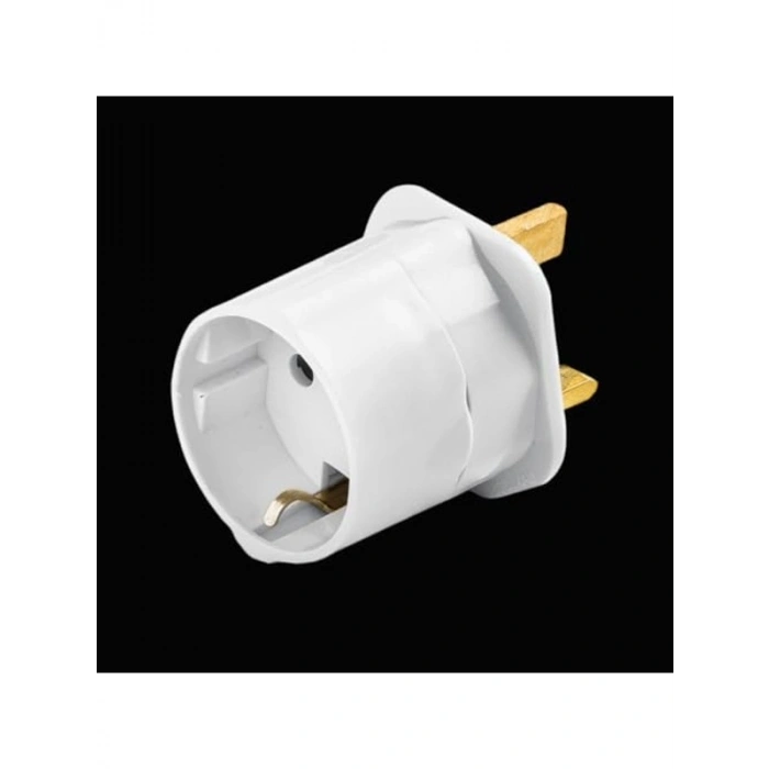 İngiliz Erkek Fişli Seyahat Adaptörü, Priz Dönüştürücü