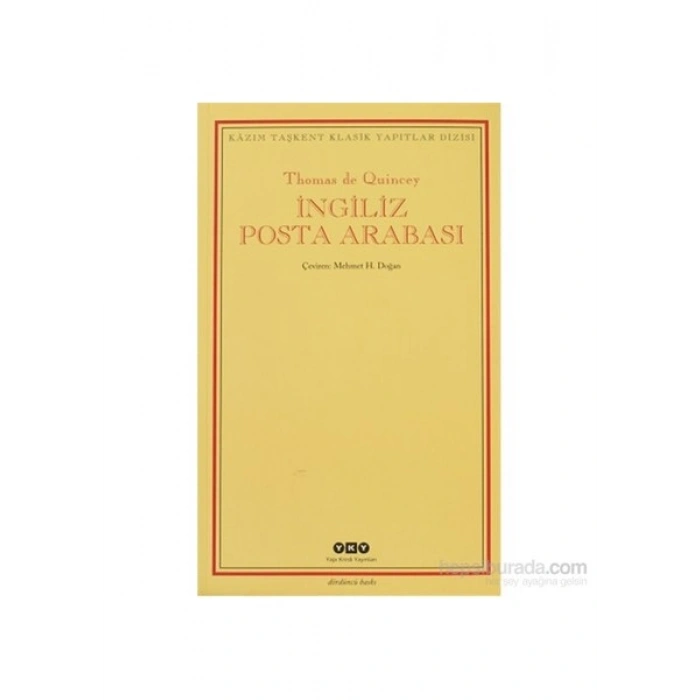 İngiliz Posta Arabası - Thomas De Quincey