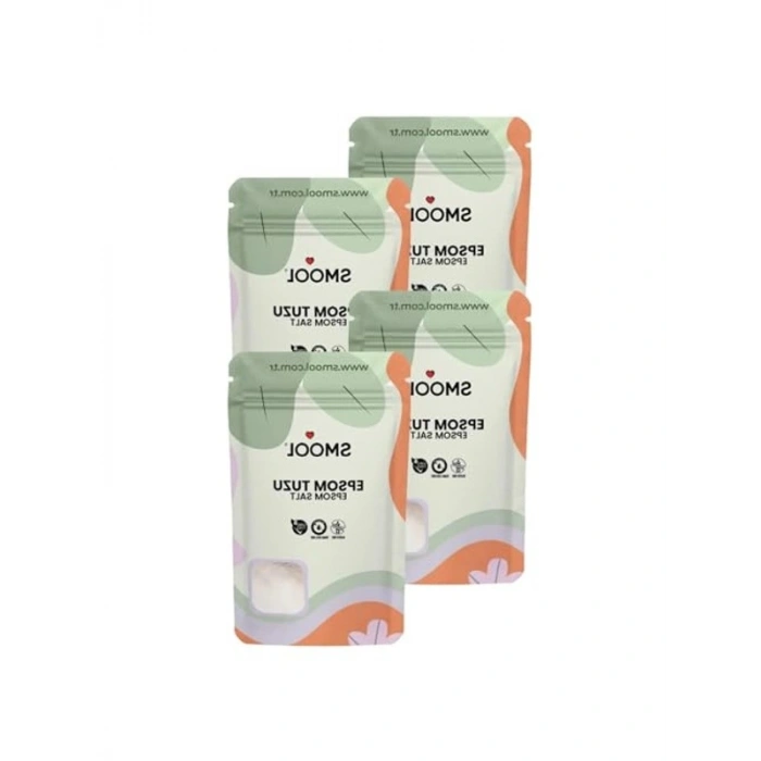 İngiliz Tuzu Seti, 4lü (4x1000 GR), Doğal Banyo Tuzu