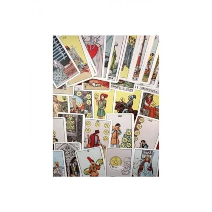 İngilizce Tarot Kart Seti - 78 Parça Orijinal Tasarım