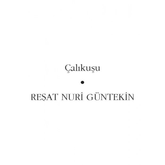 İnkılap Kitabevi Çalıkuşu - Reşat Nuri Güntekin Ciltsiz 376 Sayfa Türkçe Edebiyat Eseri