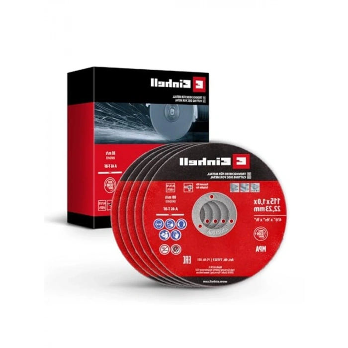 İnox Kesici Disk, 115x1,0 mm, 5 Adet Paket İçeriği