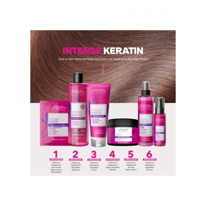 Intense Keratin Aşırı Yıpranmış Saçlara Özel Yoğun Saç Bakım Maskesi 230 Ml-Vegan