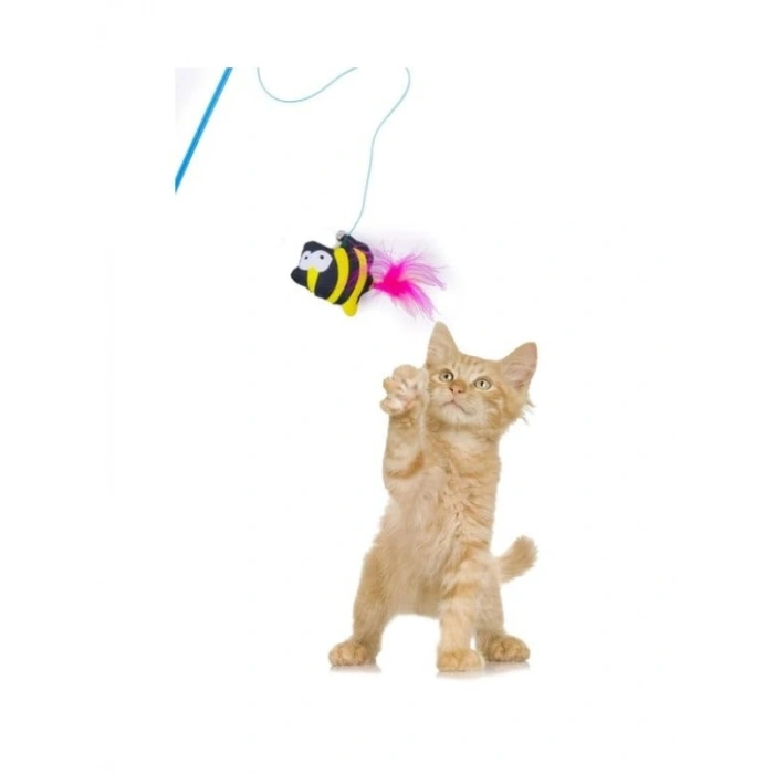 İnteraktif Peluş Hayvan Figürlü Sesli Kedi Oyuncağı - Balık