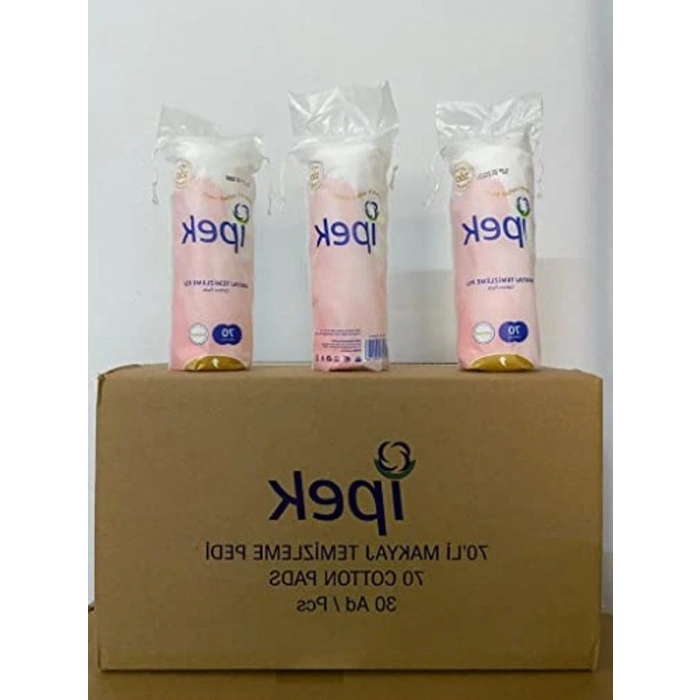 ipek makyaj temizleme pamuğu 70 adet x 30 paket