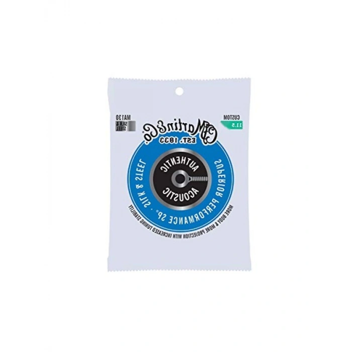 İpek ve Çelik Akustik Gitar Telleri - 11.5-47.0 Kalınlık