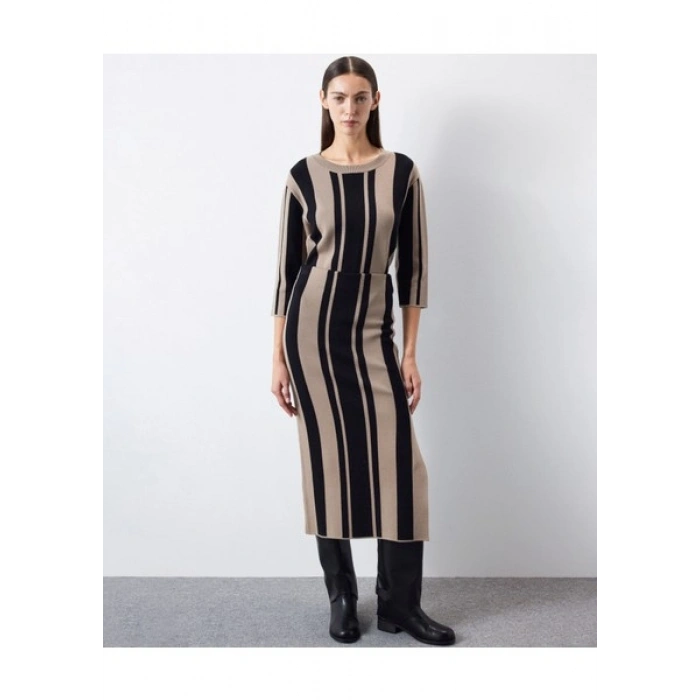 İpekyol Colorblock Triko Etek