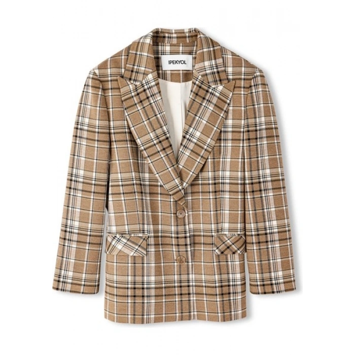 İpekyol Ekose Desen Blazer