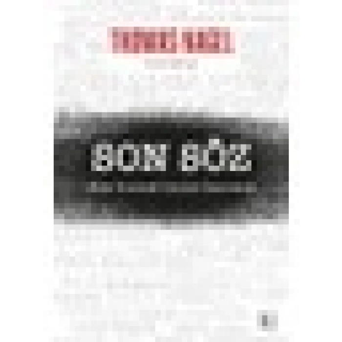 İrene Kitap Son Söz - Thomas Nagel