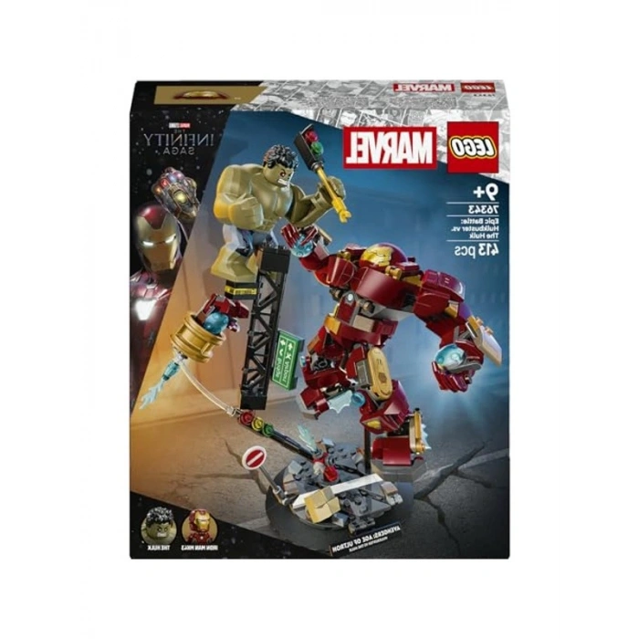 Iron Man ve Hulk İçeren 413 Parça Marvel Savaş Seti - Eğlenceli Oyun