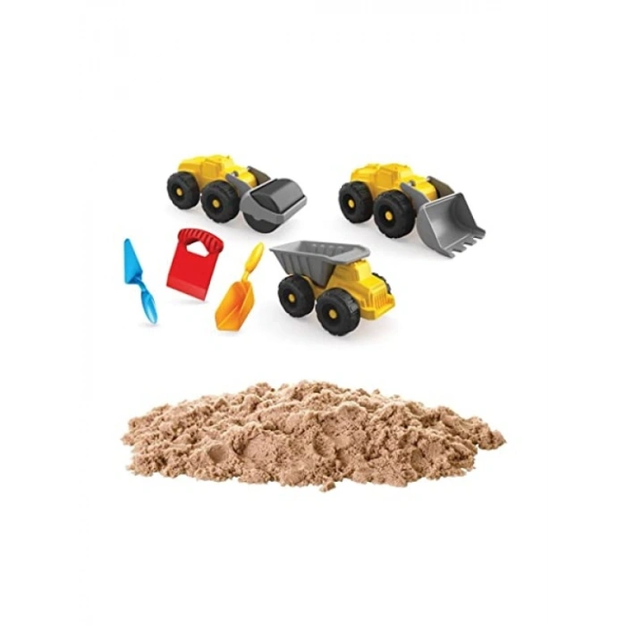 İş Makineleri Temalı 750 gr Kum Seti