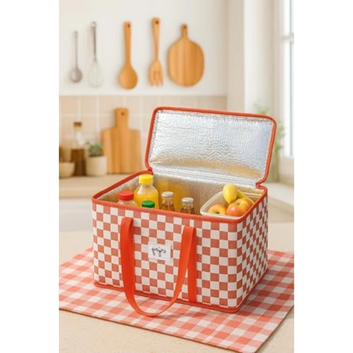 Isı Korumalı Piknik Çantası, 15 Litre Kapasite, 35x20x20 cm Boyut