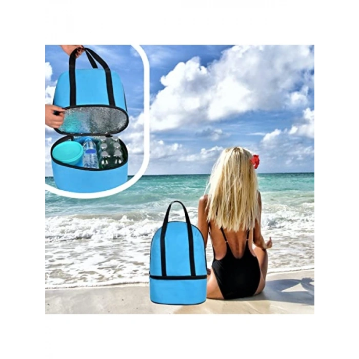 Isı Yalıtımlı 2 Bölmeli Termos Çanta 26 Litre