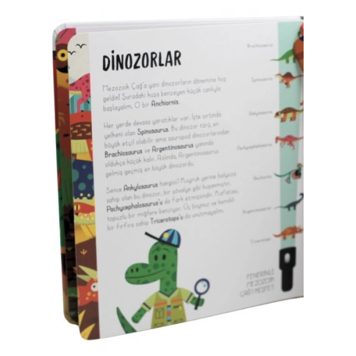 Işık Tut Keşfet - Dinozorlar (Fenerli Kitap)