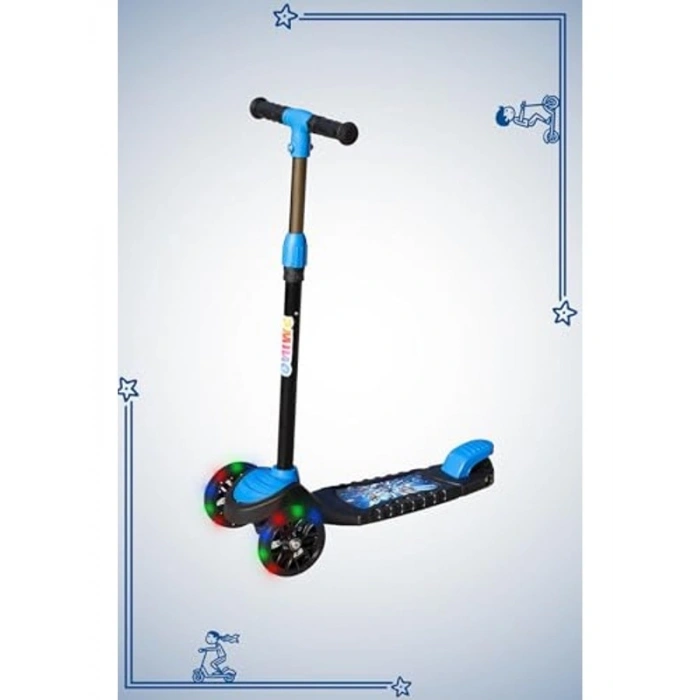 Işıklı 3 Tekerli Scooter: 3 Yaş ve Üstü İçin 40 Kg Taşıma Kapasitesi