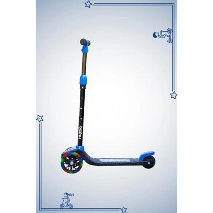 Işıklı 3 Tekerli Scooter: 3 Yaş ve Üstü İçin 40 Kg Taşıma Kapasitesi