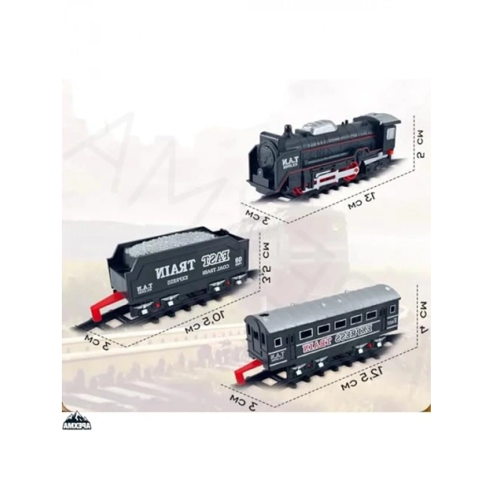 Işıklı Demiryolu Tren Seti ile Eğlenceli Yolculuklar