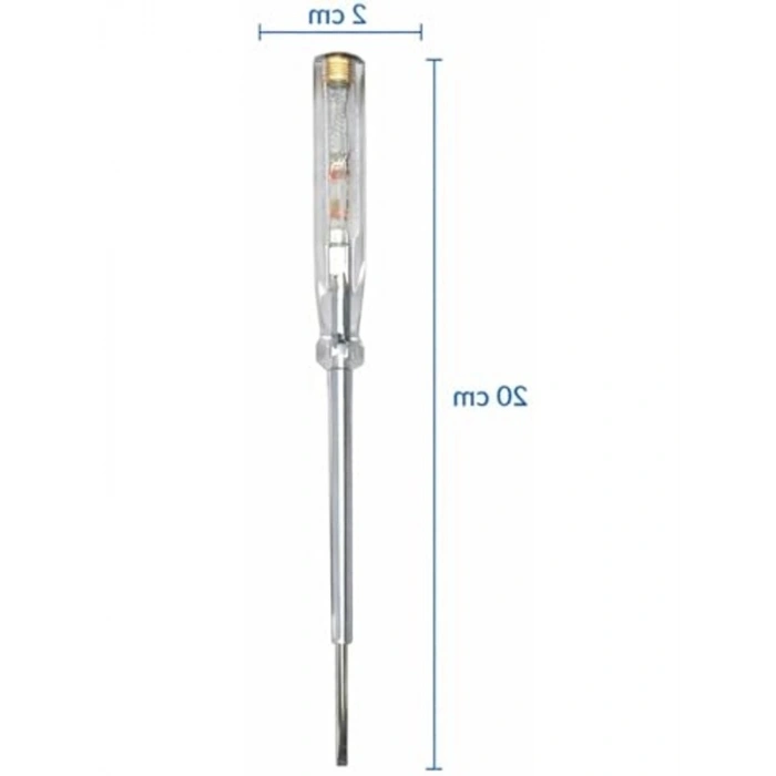Işıklı Faz Kalemi, Elektrik Test Tornavidası ile Dayanıklı Çelik Uç