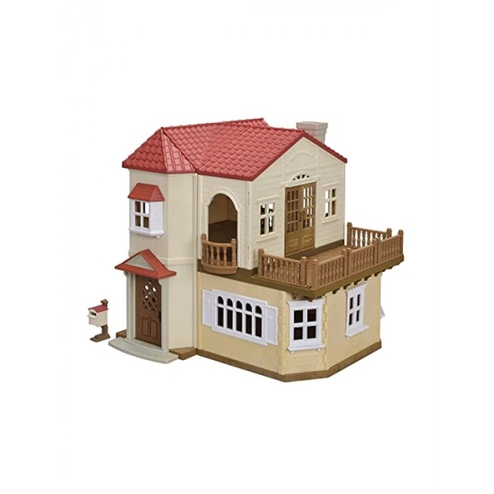 Işıklı Oyun Odalı Şehir Evi Oyuncak Seti