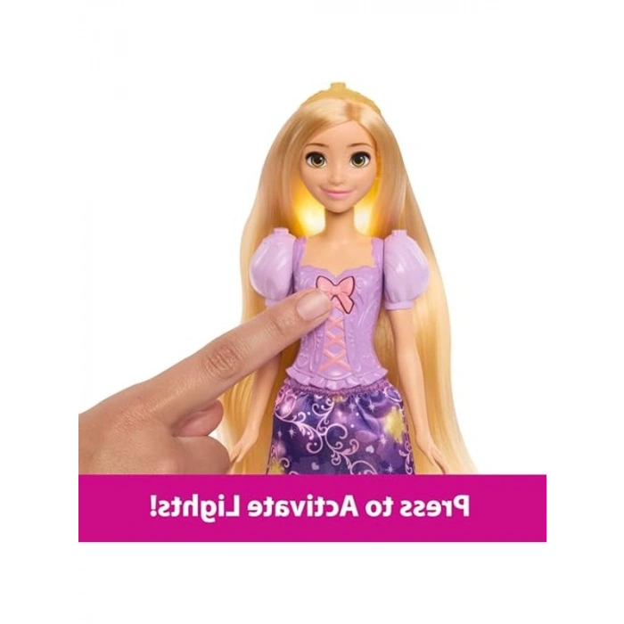 Işıklı Saçlarıyla Disney Prensesi Rapunzel Bebek Seti