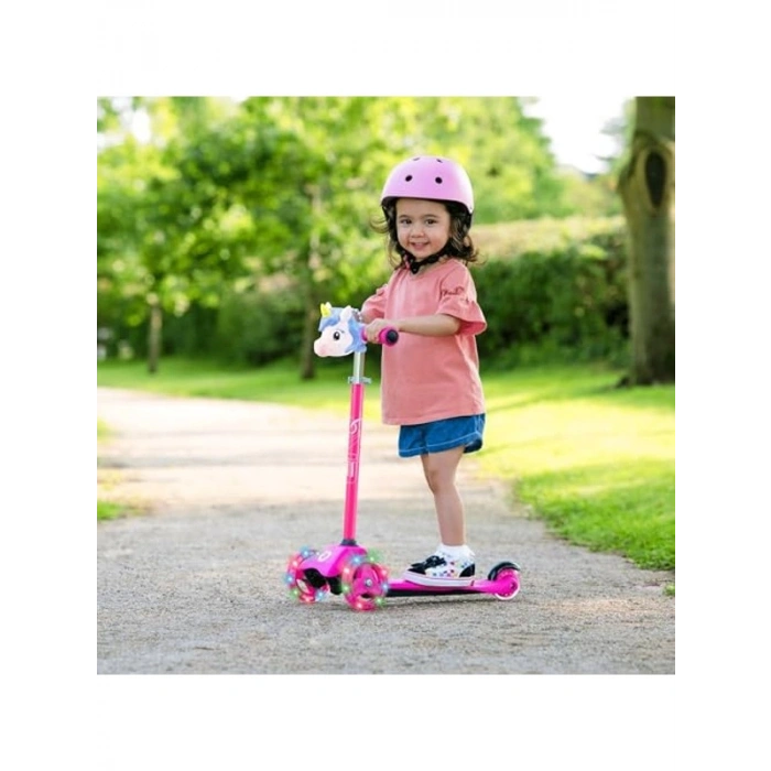 Işıklı Scooter, 3 Tekerlekli, Eğlenceli ve Kullanışlı