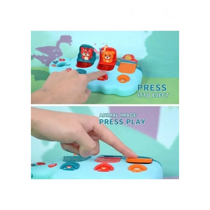 Işıklı Sesli Müzikli Aktivite Oyuncağı Sevimli Fil