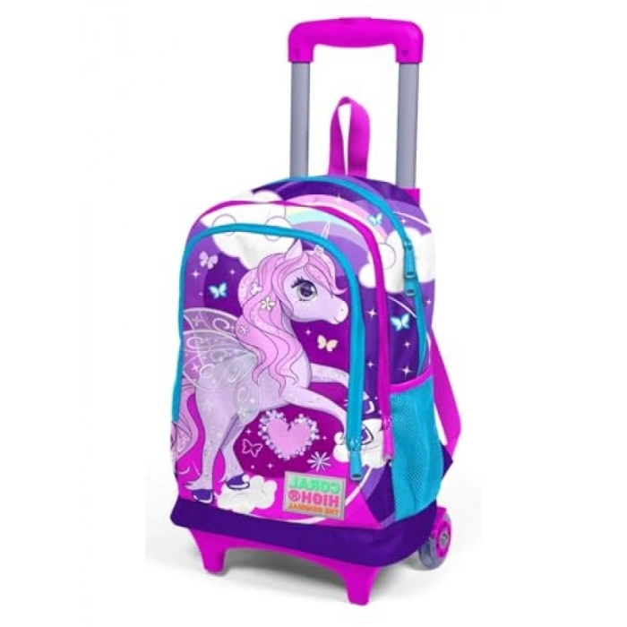 Işıklı Tekerlekli Çekçek Sırt Çantası