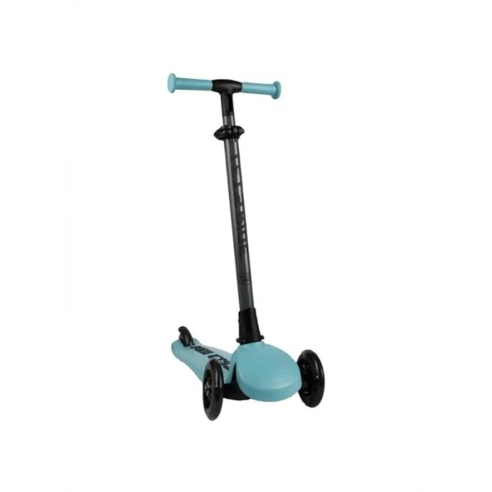 Işıklı Tekerlekli Katlanabilir Scooter, Turkuaz Renk