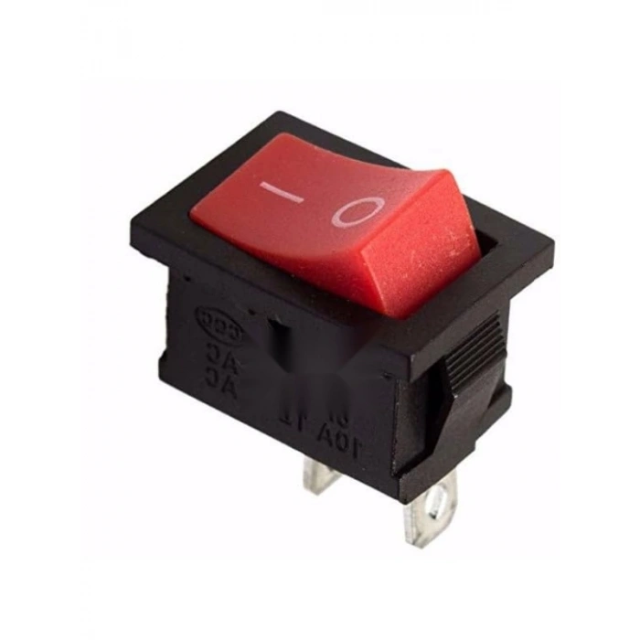 Işıksız On/Off Anahtar 2 Pin, 6A 250V Kompakt Tasarım