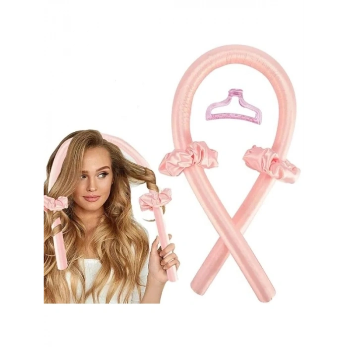 Isısız Saç Şekillendirme Seti - Saten Gece Bigudisi