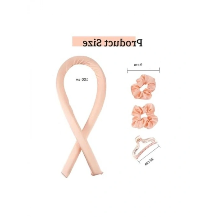 Isısız Saç Şekillendirme Seti - Saten Gece Bigudisi