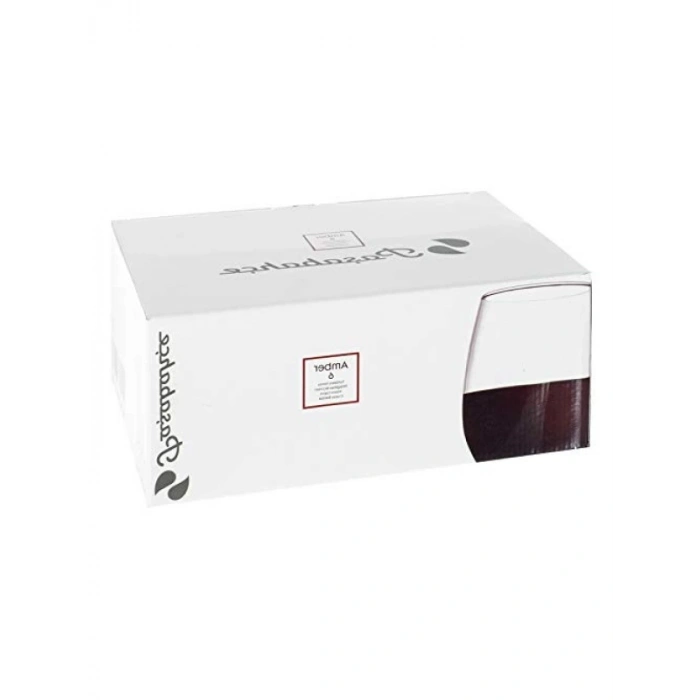 Isıya Dayanıklı Amber Şarap Bardağı - 570 cc, 6 Adet Set