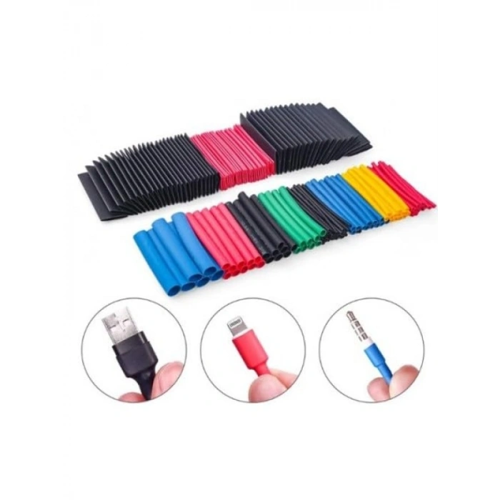 Isıyla Daralan Kablo Koruyucu Set - 560 Parça