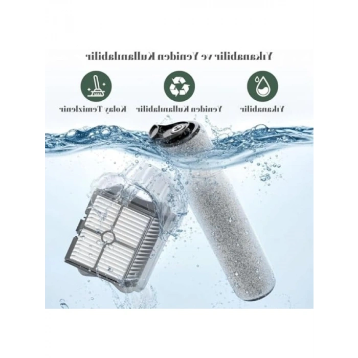 Islak Kuru Dikey Süpürge Filtre Seti