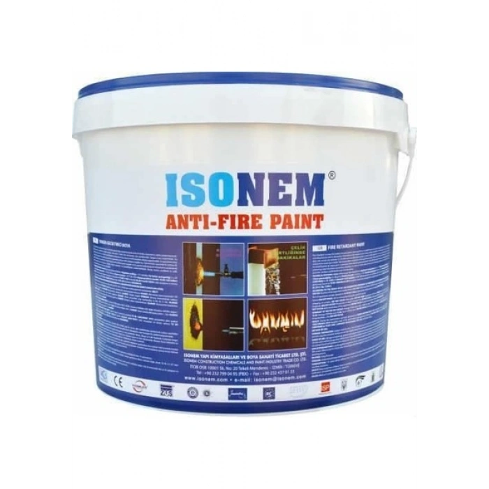 Isonem Antifire Paint Yangın Geciktiren Boya 18 kg Beyaz