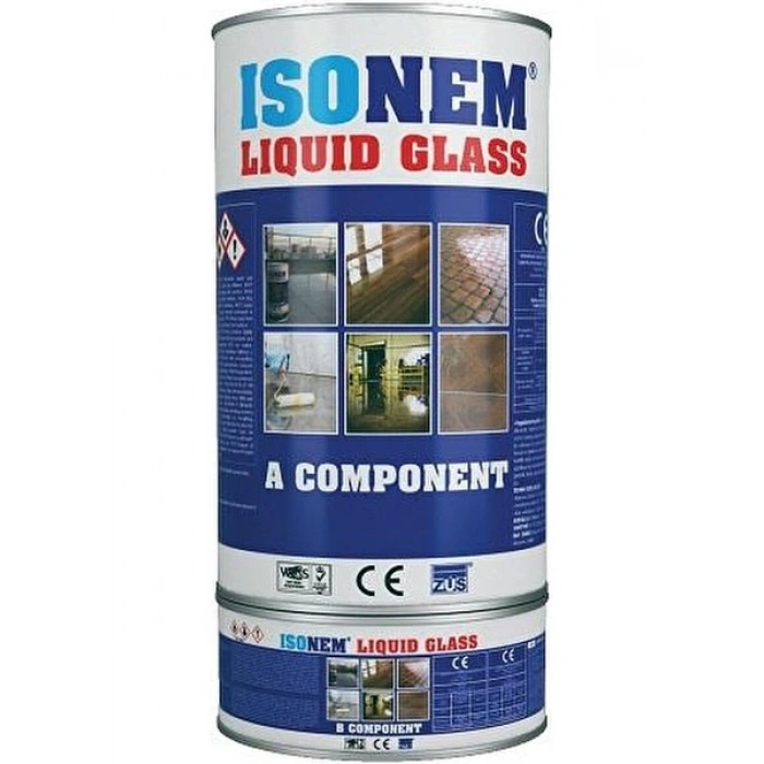 Isonem Liquid Glass Şeffaf Parlak Su Izolasyonu 2 kg