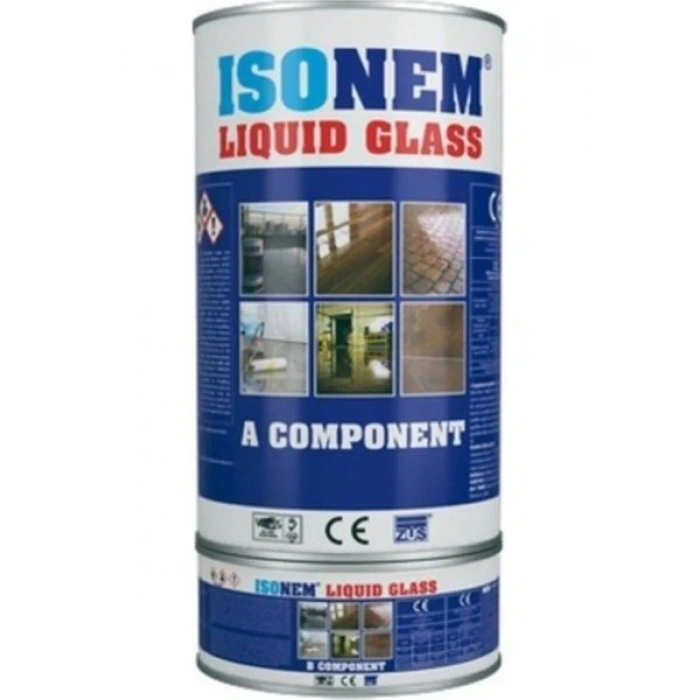 İsonem Liquid Glass Sıvı Cam Şeffaf ve Parlak Su Yalıtımı 2 kg