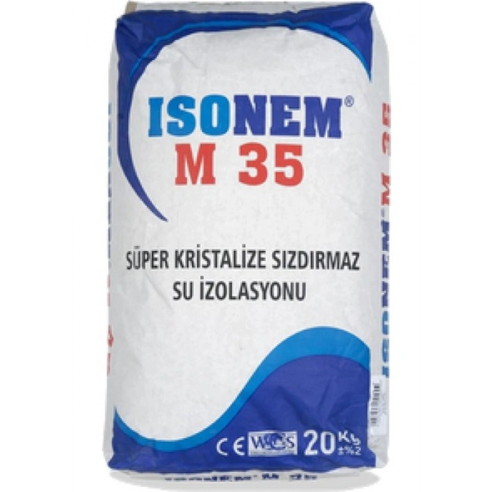 Isonem M35 Süper Kristalize Sızdırmaz Su Yalıtım Malzemesi 20 kg